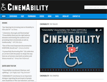 Tablet Screenshot of cinemability.com